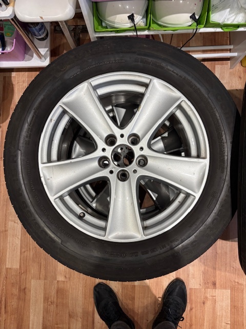 255/55R18 letne s diskami na BMW 5,7,X3,X5 - 5