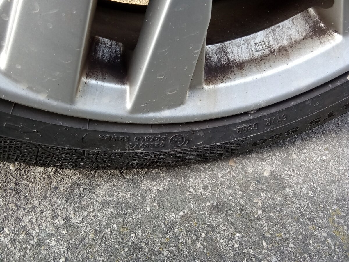 Kolesá elektróny 4ks zimné pneu 225/45 R17 honda civic - 5