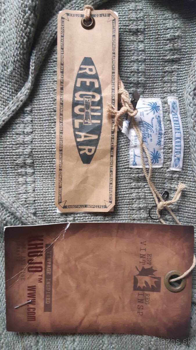 Zaujímavý pánsky sveter KHUJO - M - 5