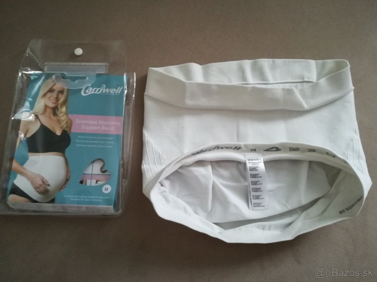 Tehotenský pás CARRIWELL biely - 5
