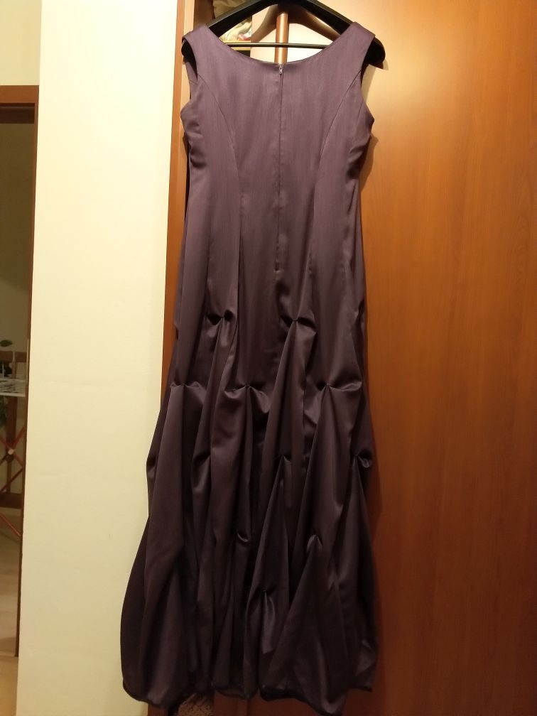 Dlhé spoločenské šaty so štólou - 5