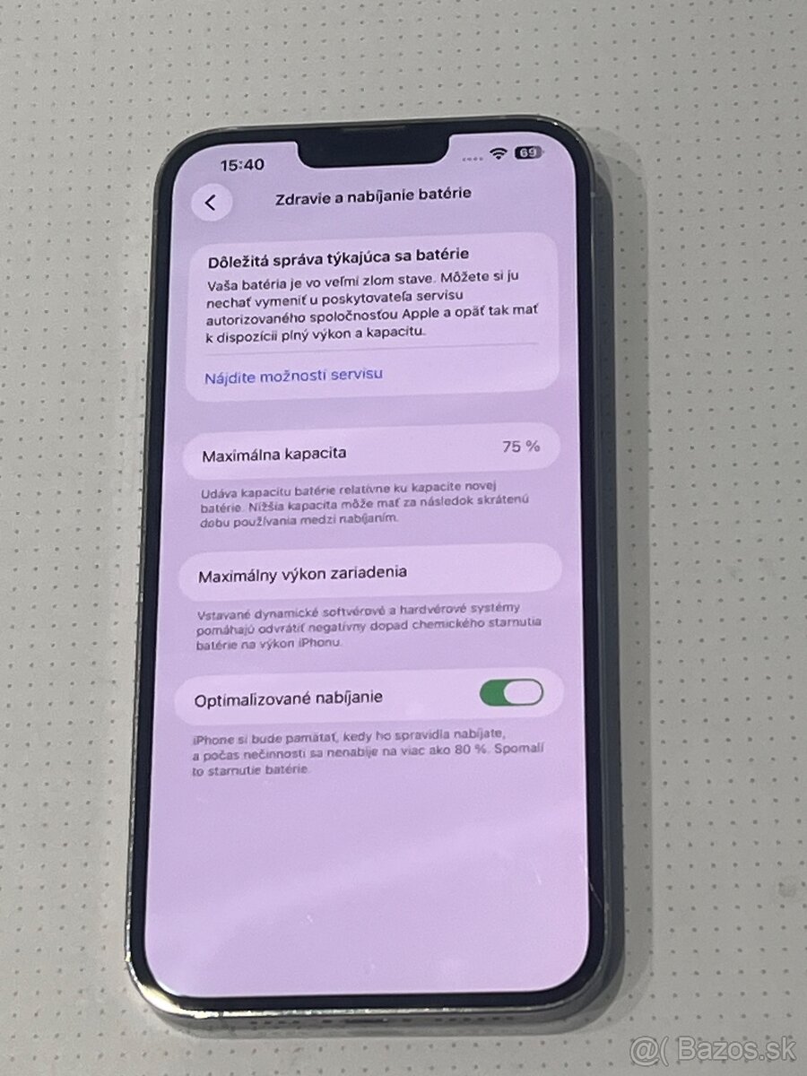 Predám Apple iPhone 13 PRO MAX 128GB White - 5