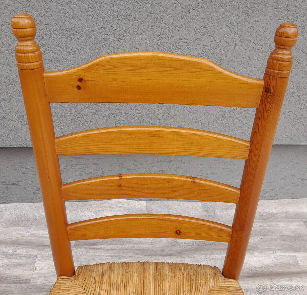 Set stoličiek s rebríkovými operadlami ( 4 ks ). - 5