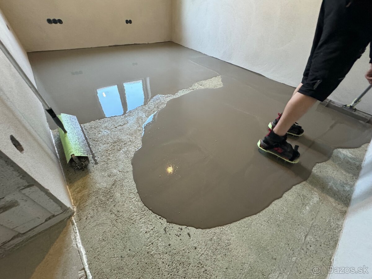 Liate anhydritové podlahy, potery, - 5