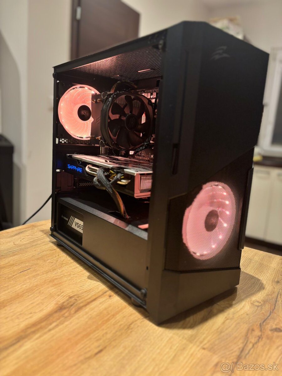 Herný PC - Ryzen 5 2600 / RX 580 - 4Gb / 16Gb Ram + W11 - 5