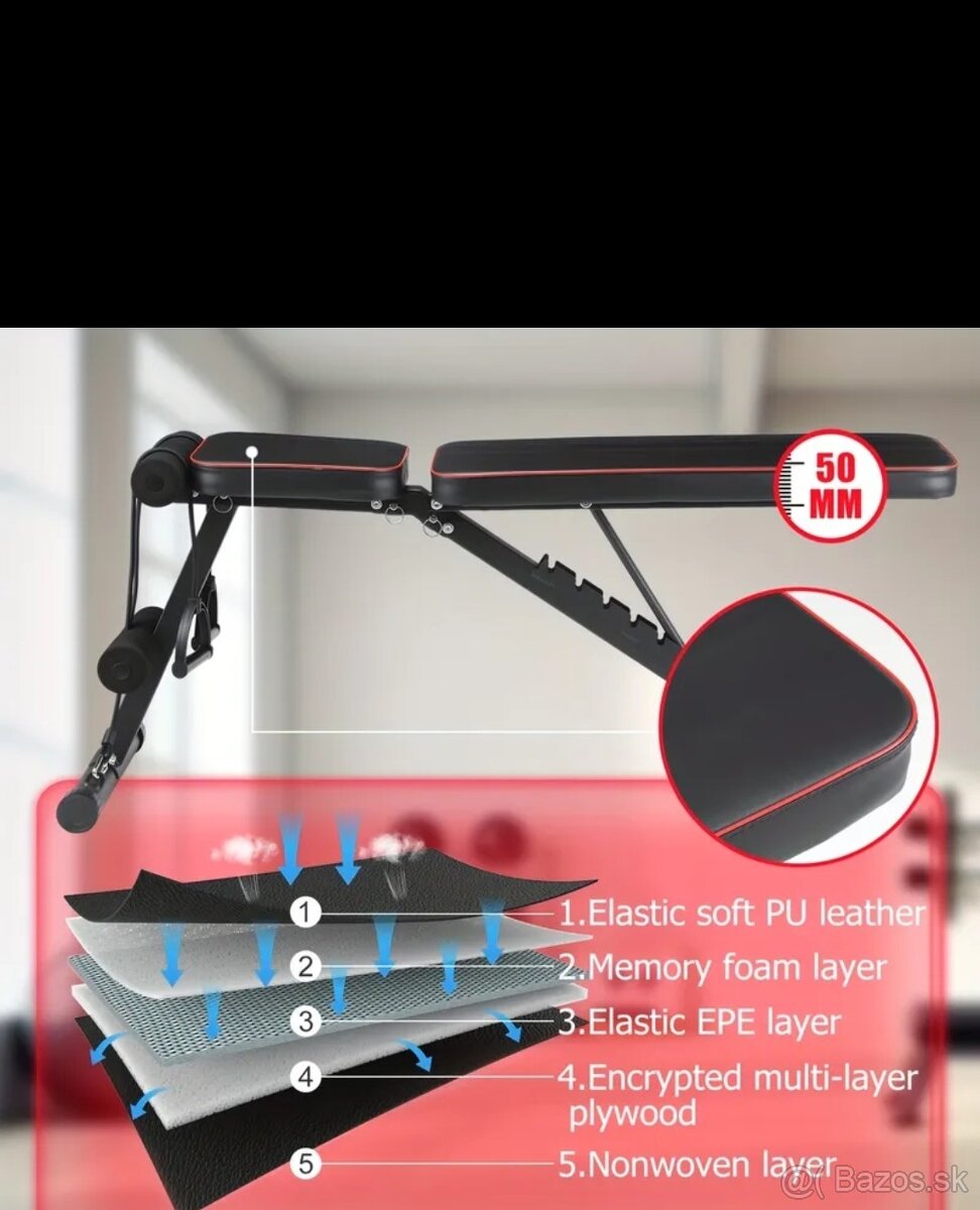 Predám polohovateľnú lavicu - 5