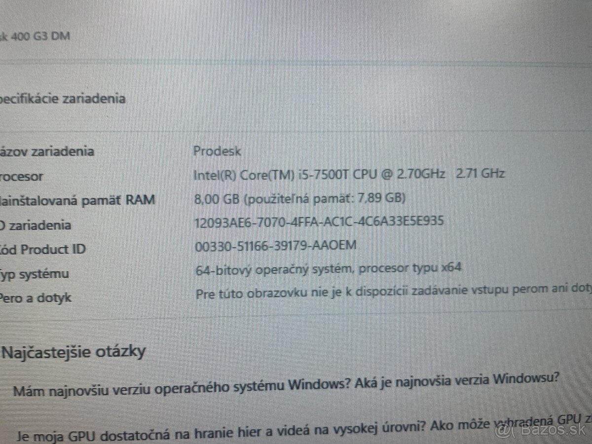HP Prodesk 400 G3 - 5