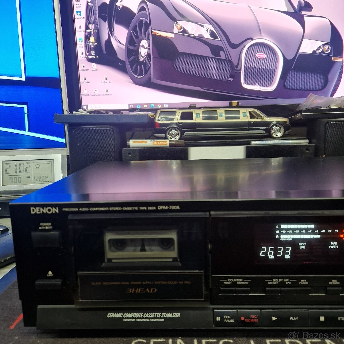 DENON DRM-700A...kazetový deck , 3 hlavy , bias ... - 5