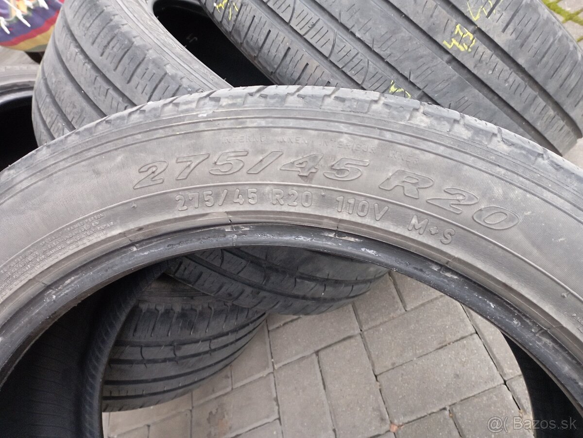 4ks letné 275/45R20 Pirelli Scorpion Verde - 5