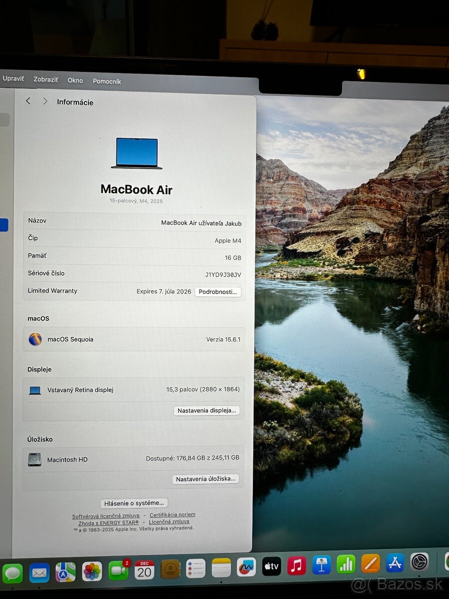 MacBook Air 15" M4 • SK verzia 2025 • TOP STAV + Magic Mous - 5