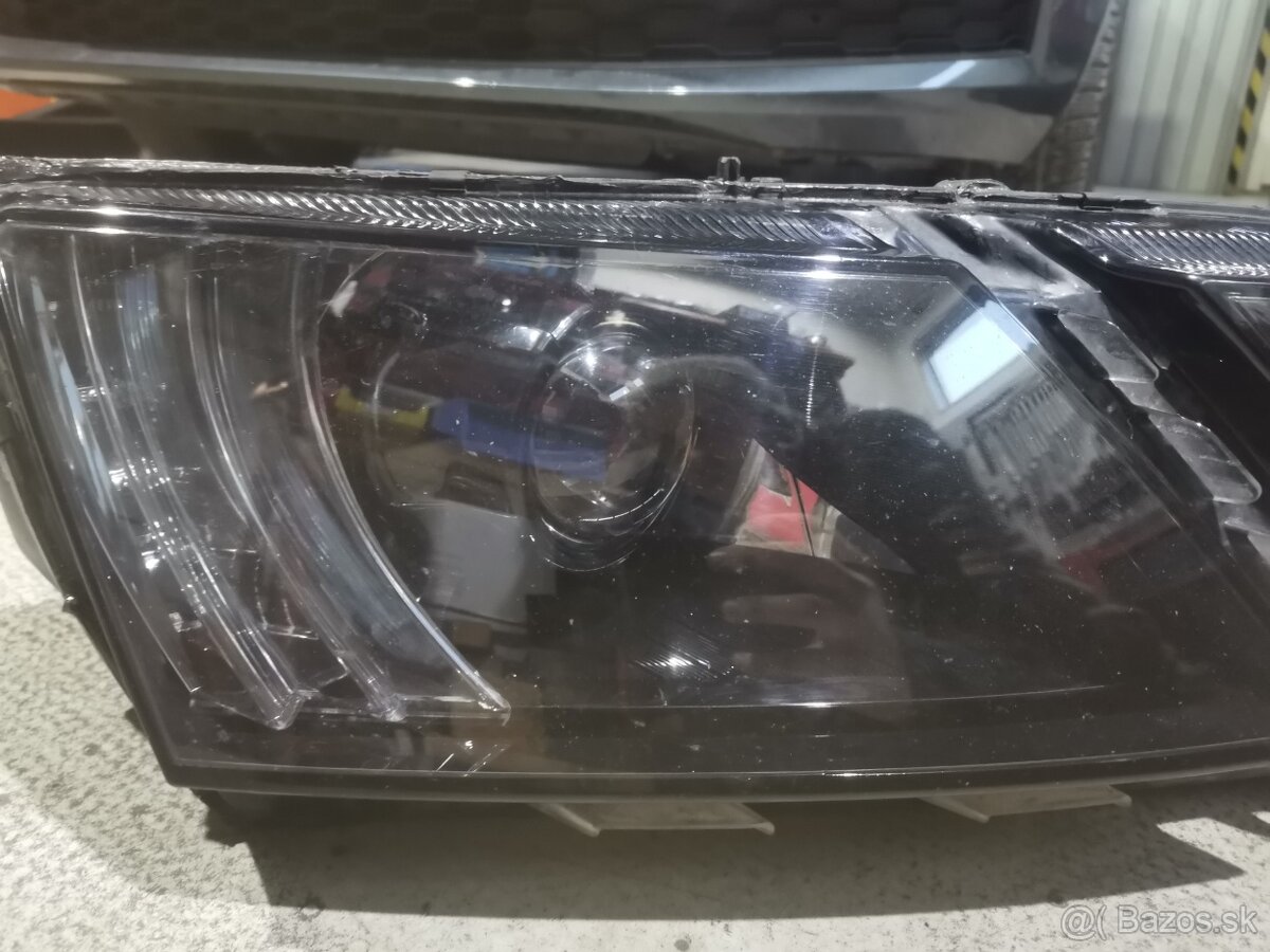 Svetlá octavia 3 facelift h7+h7 prerabka BILED - 5
