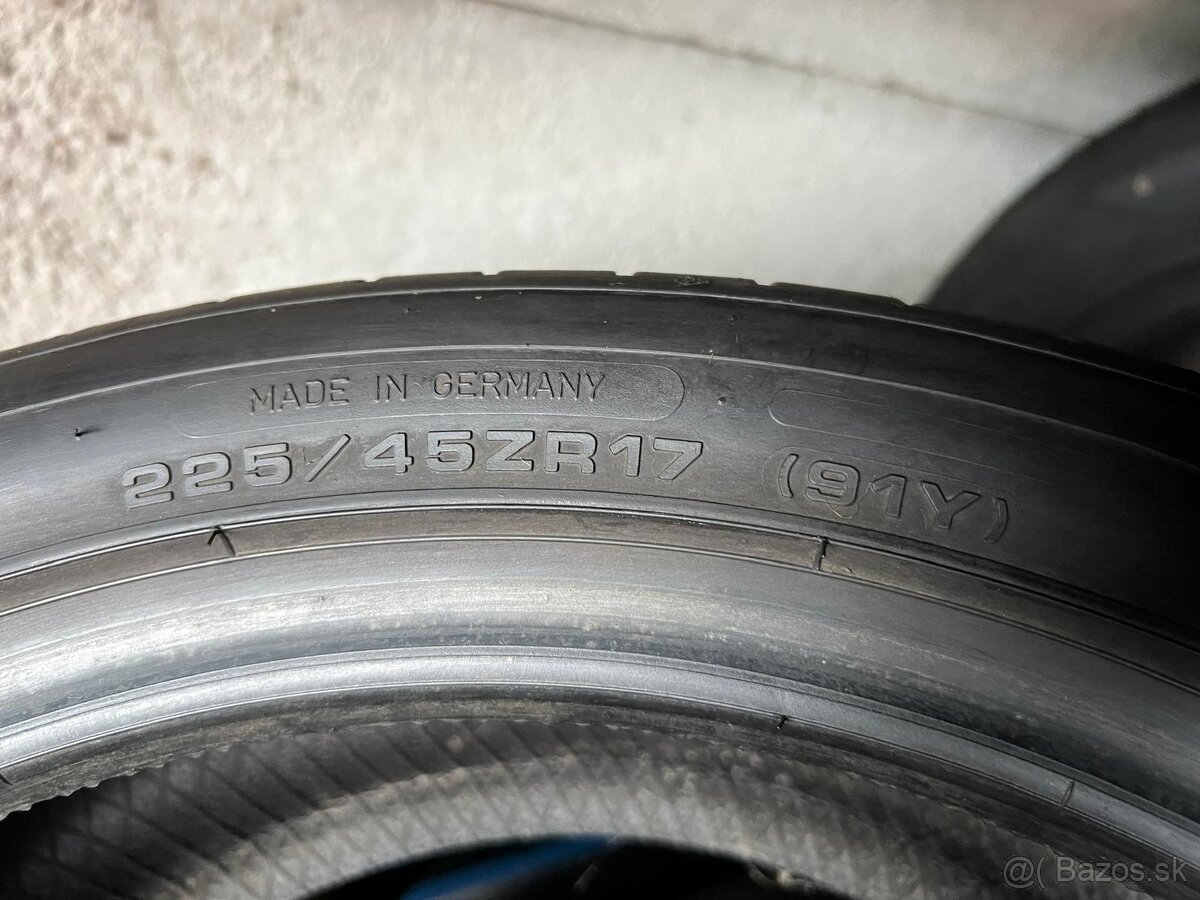 Letne pneumatiky dunlop 225/45R17 - 5