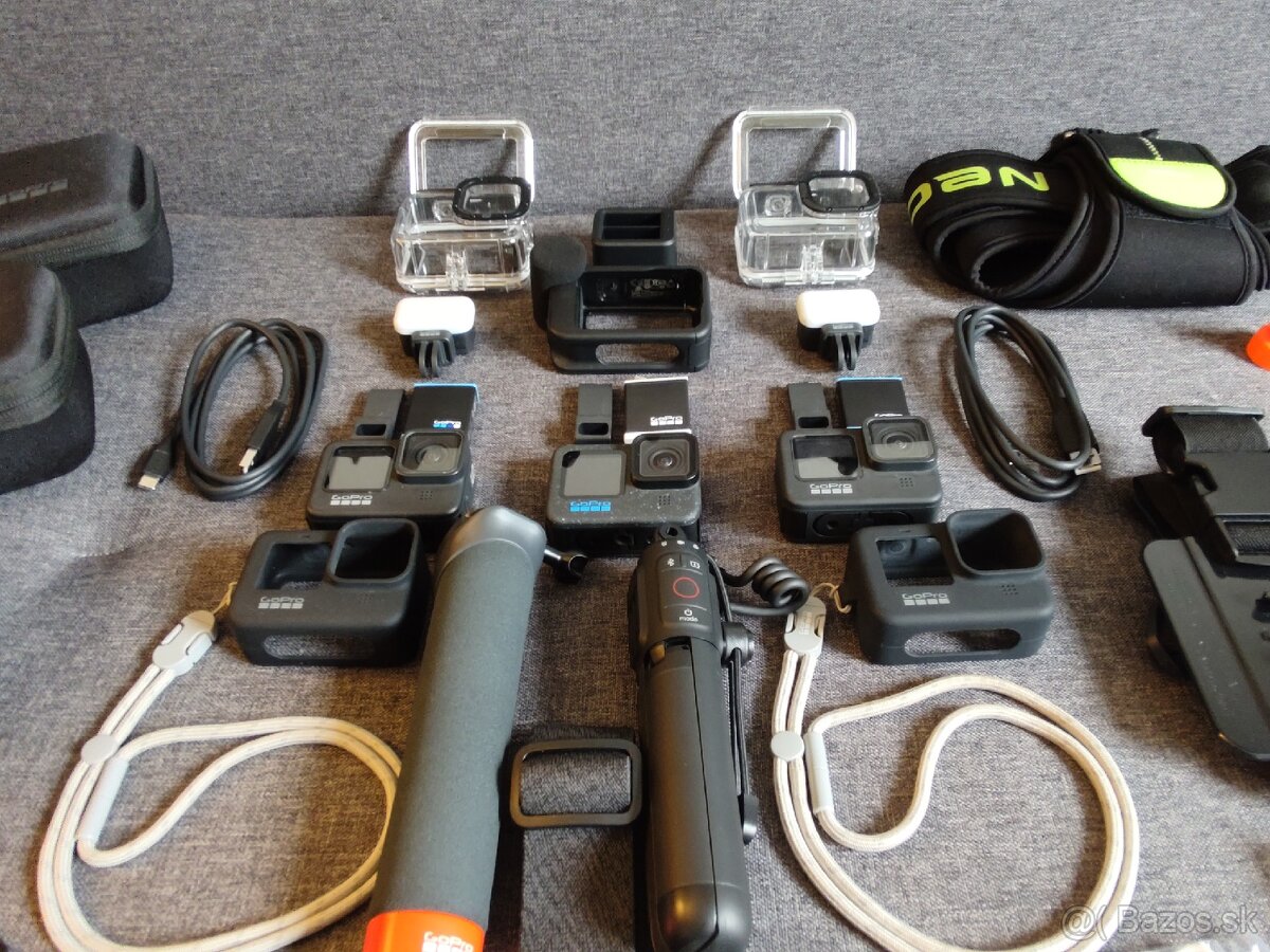 3 x kamera GoPro Hero Black + Príslušenstvo - 5