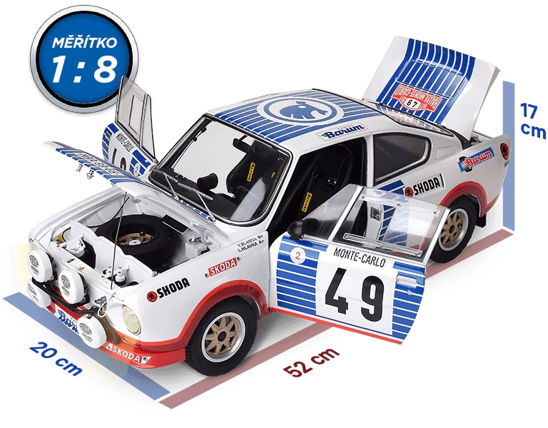 Škoda 130 RS 1977 DeAgostini 1:8 1-87 - 5