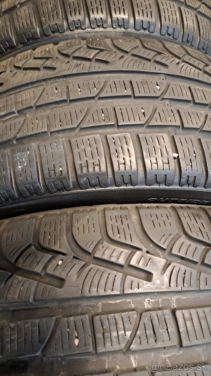 Predám 4ks jazdené zimné 235/45r18-98V Pirelli - 5