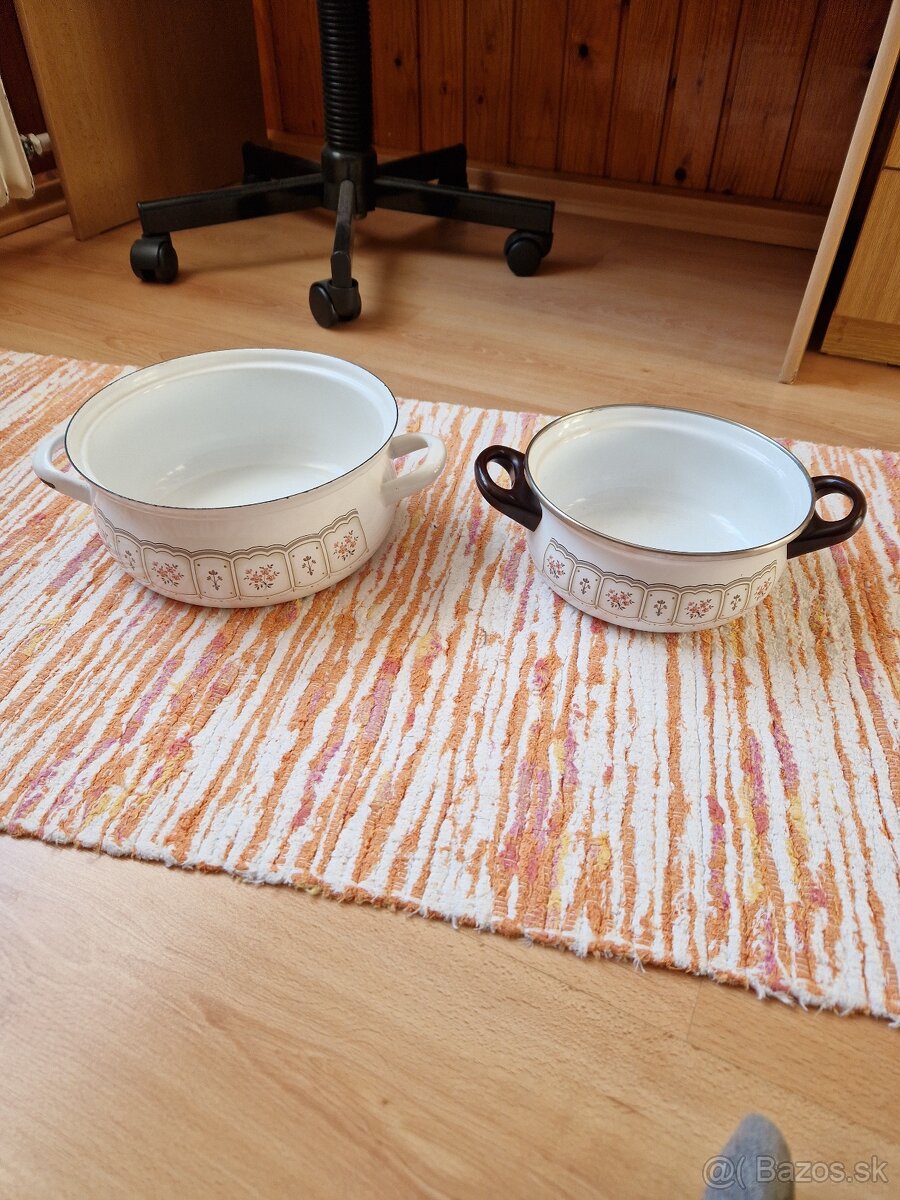 Smaltovane hrnce, pekace, kanvicky - 5