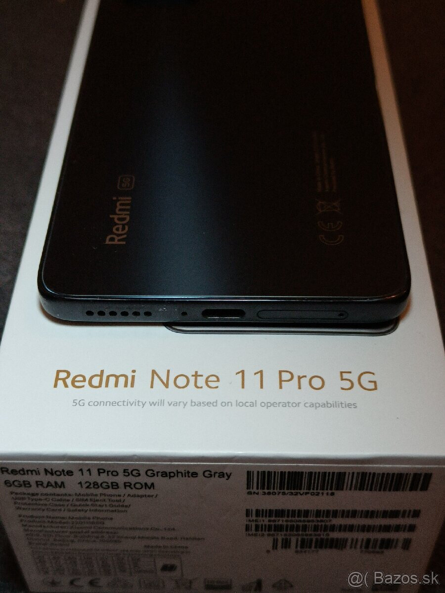 Xiaomi Redmi Note 11 Pro 5G (6/128GB) – Graphite Gray - 5