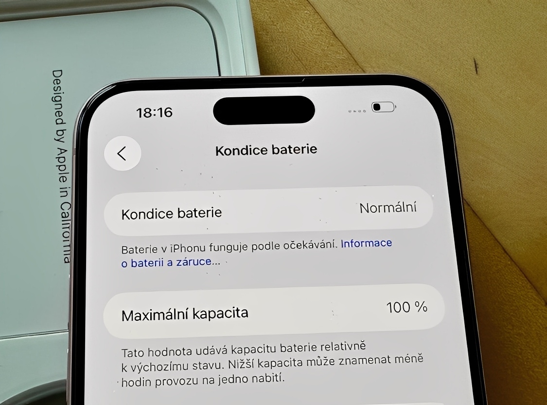 iPhone 15 Růžová BATERIE 100% TOP - 5