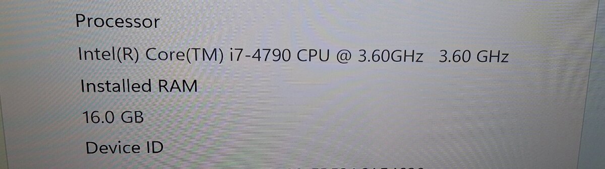 PC – i7-4790 / GTX 1050 / 16GB RAM / SSD - 5