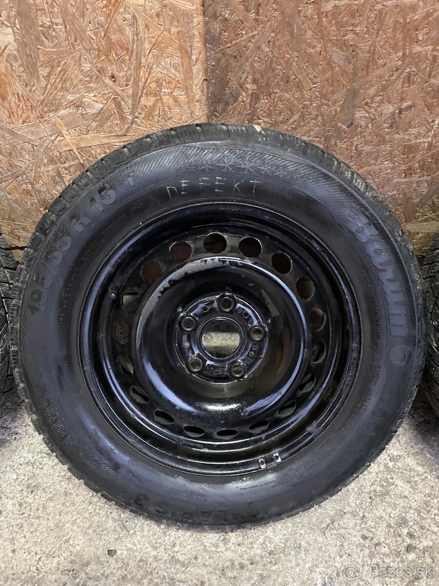 zimna sada 5x112 R15 plechace - 5