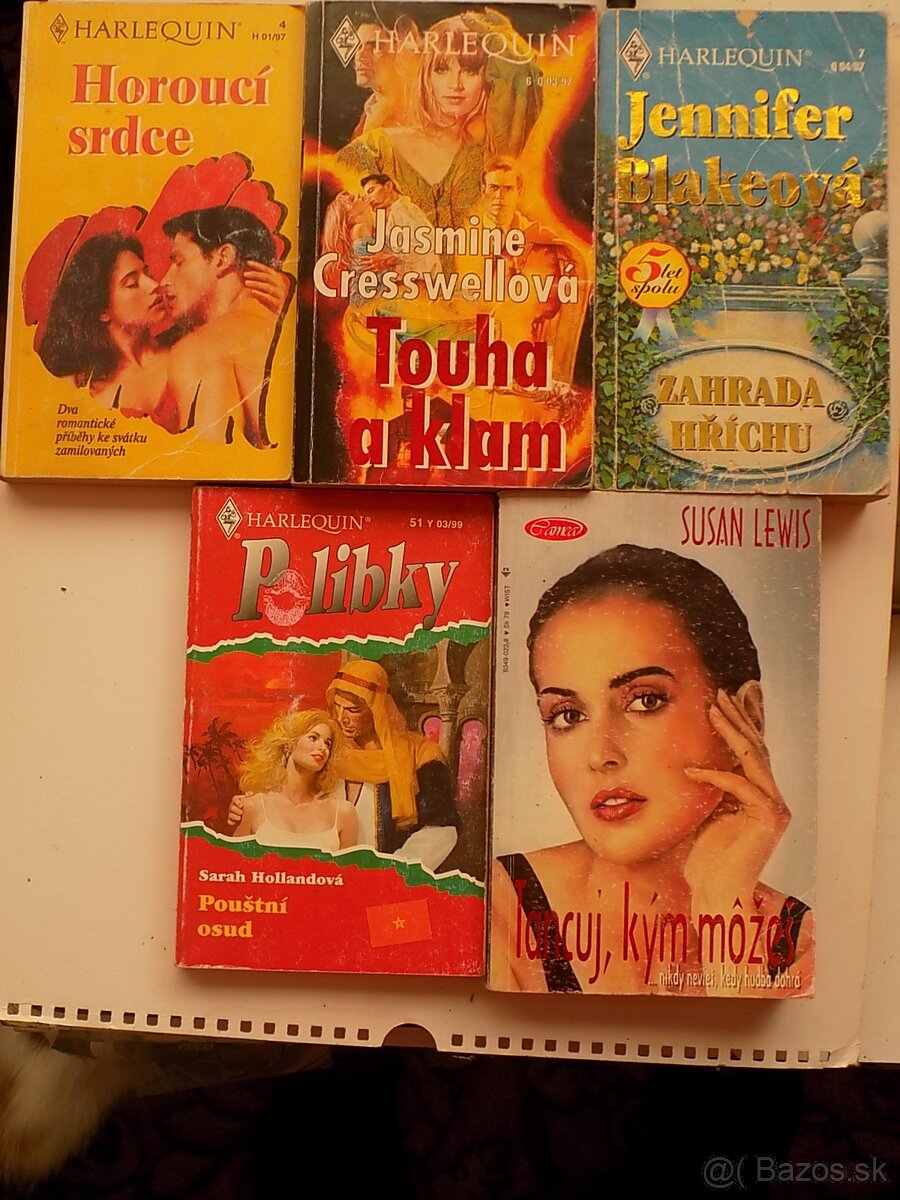 Historické romance - Johnson, Harlequinky,Quick,Small a iné - 5