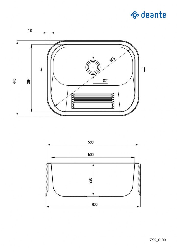 Drez Deante zyk 100 výlevka - 5