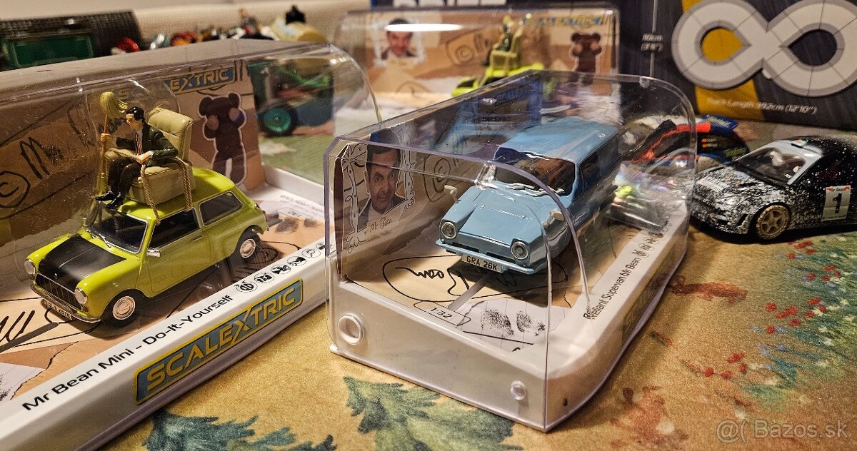 Autodráha Scaletrix Mr. Bean Reliant Ford Mustang Focus - 5