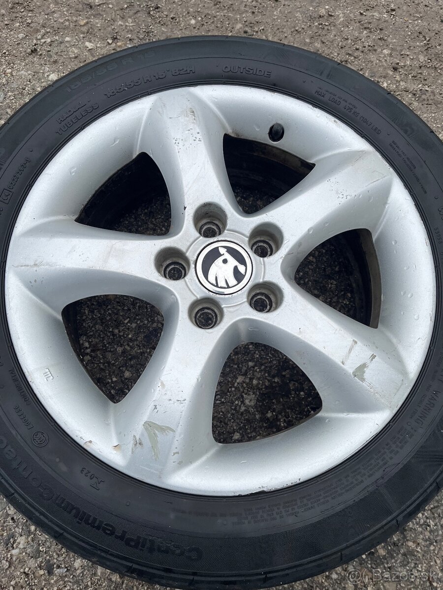 Škoda original disky R15 5x100 - 5