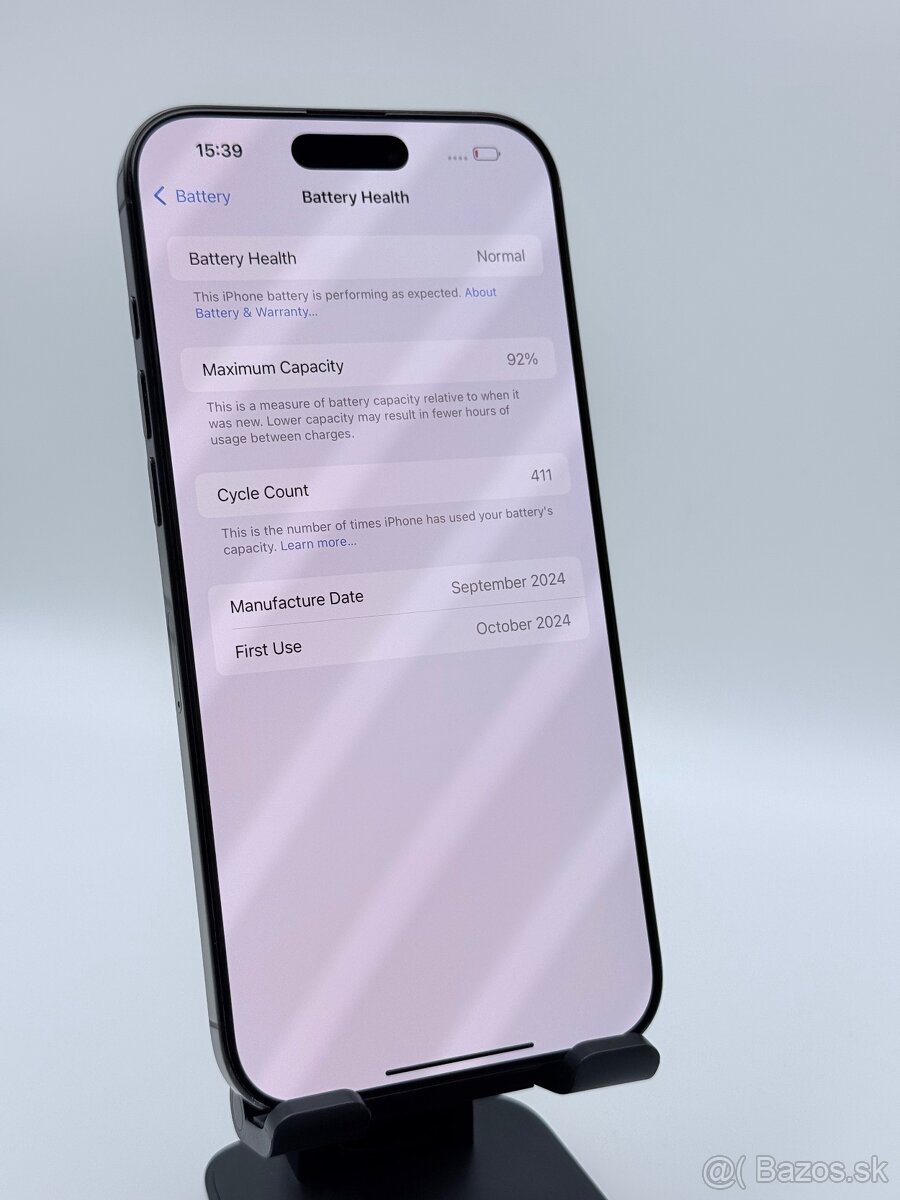 iPhone 16 pro Max 512GB Čierny Titán / Záruka 12 mes. - 5