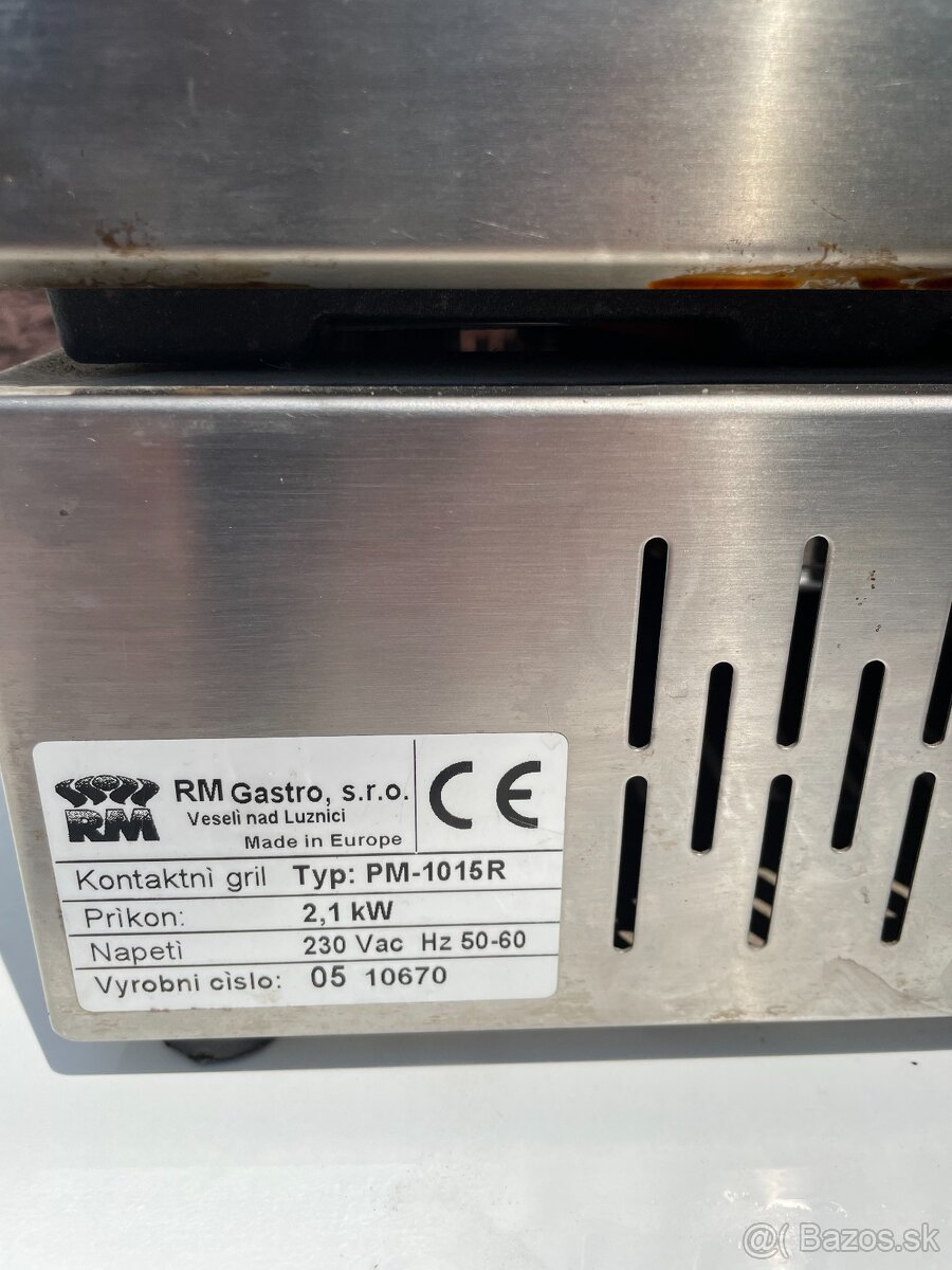 Profi kontaktný gril RM Gastro - 5