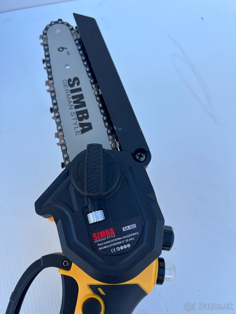 Akú pila 6” na drevo/konare s mazanim - 5