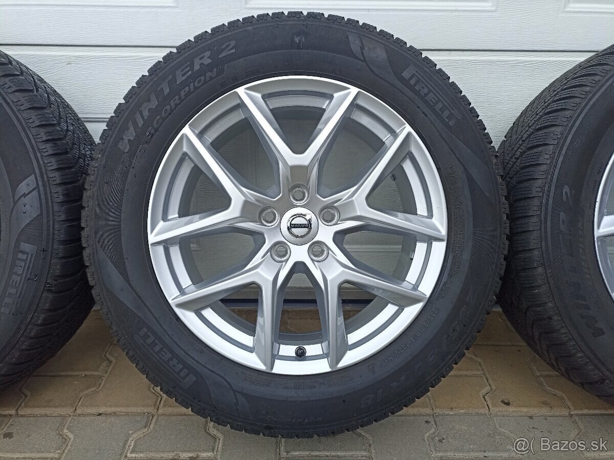Orig. zimná sada Volvo 5x108 R18 + Pirelli Winter 235/60 R18 - 5