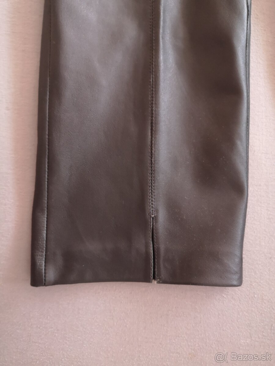 Kožene nohavice Medeleine - 5