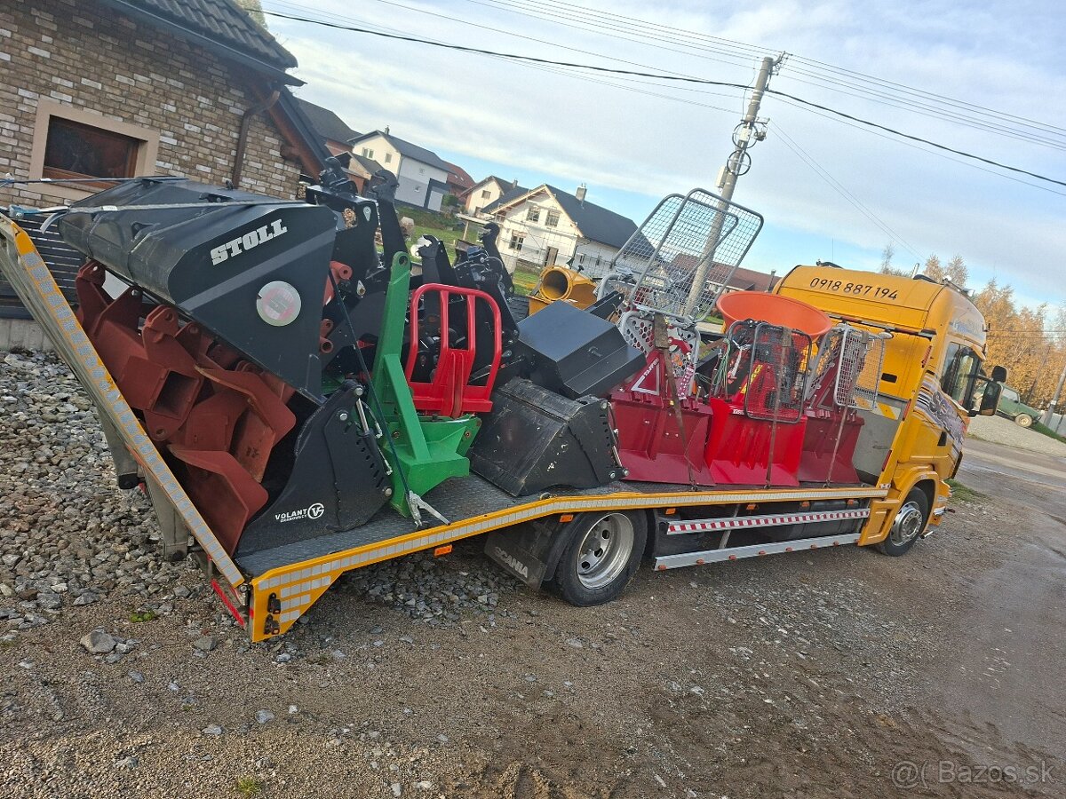 PREDAM CELNY NAKLADAC NA TRAKTOR ZETOR - 5