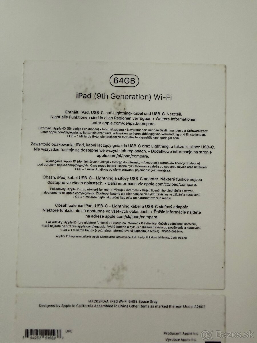 Tablet Apple IPad - 5