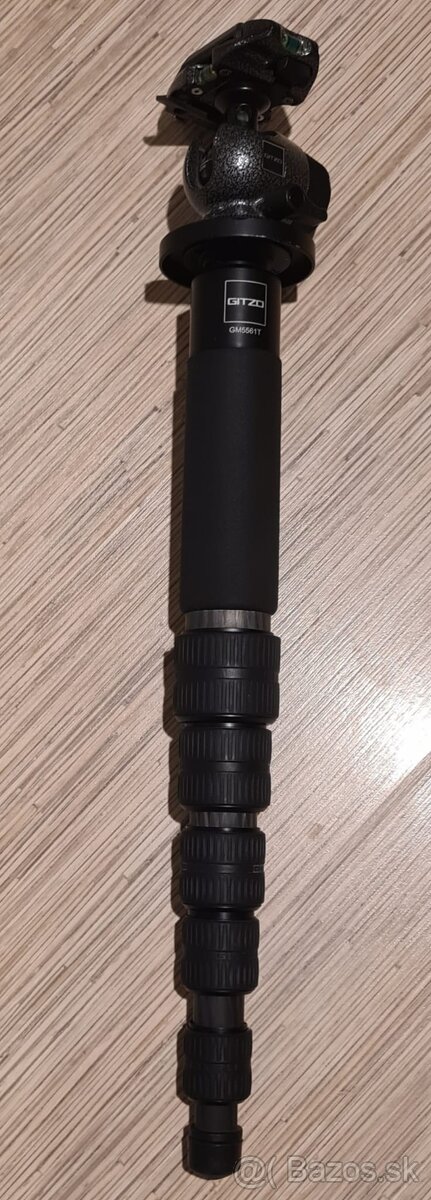 GITZO GM5561T MONOPOD + GITZO BALL HEAD - 5