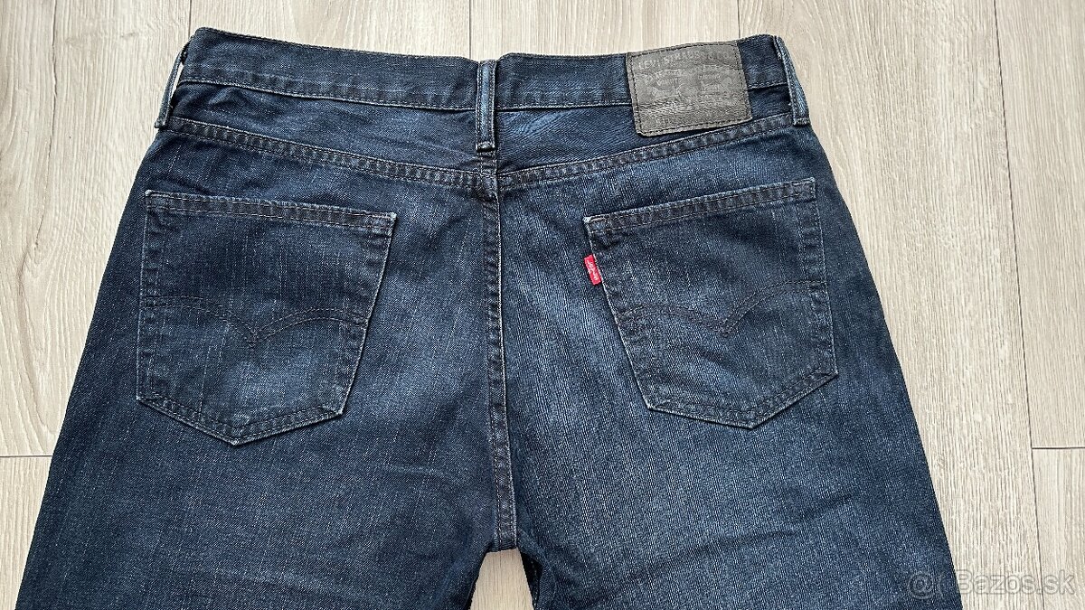 Pánske,kvalitné džínsy LEVIS 511 - veľkosť 34/31 - 5