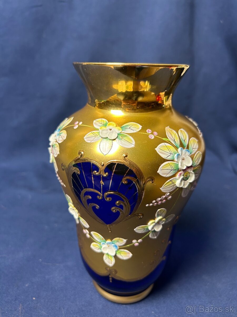 Váza, borské sklo V - 21 cm - 5