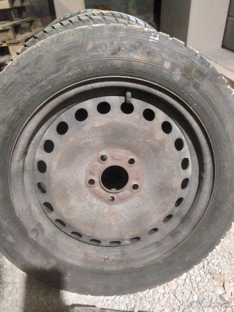 Zimné pneumatiky 205/55 R16 na diskoch z Ford Focus - 5