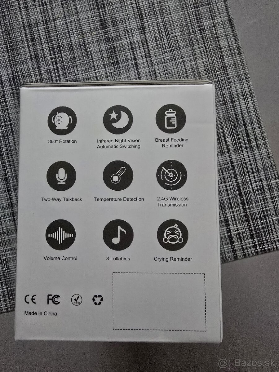 Detská pestúnka - Baby monitor s kamerou 720 - 5