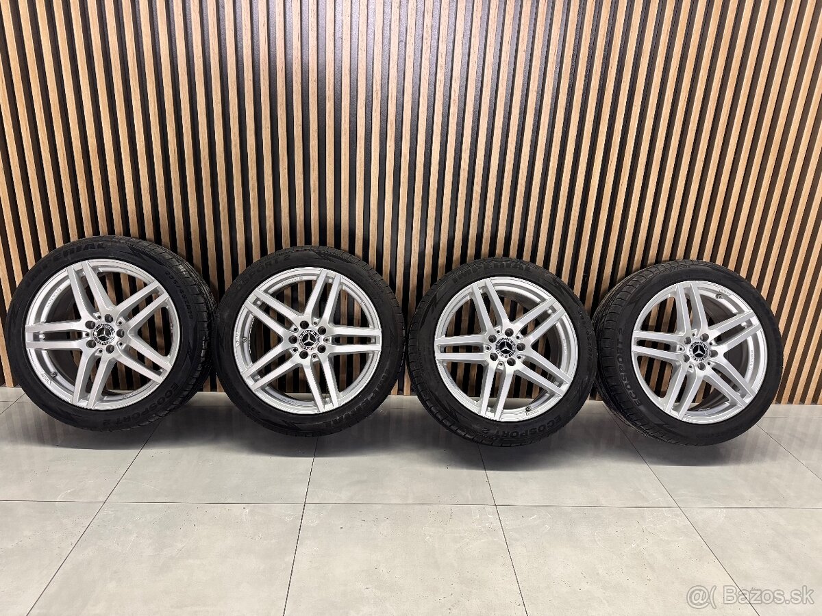 Mercedes disky + letné pneu R19 ako nové 5x112 8J ET38 - 5