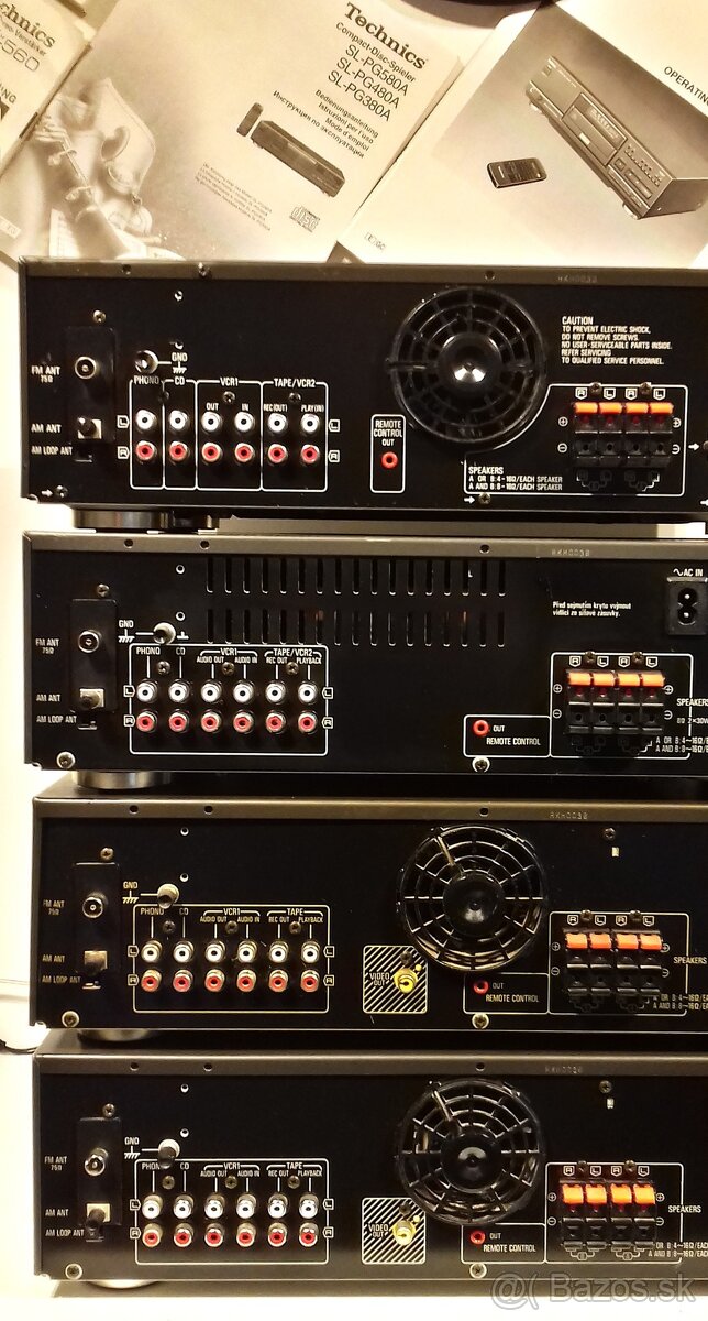 SERIA receiver TECHNICS moznost DO, anteny AM/FM, Japan= Re3 - 5