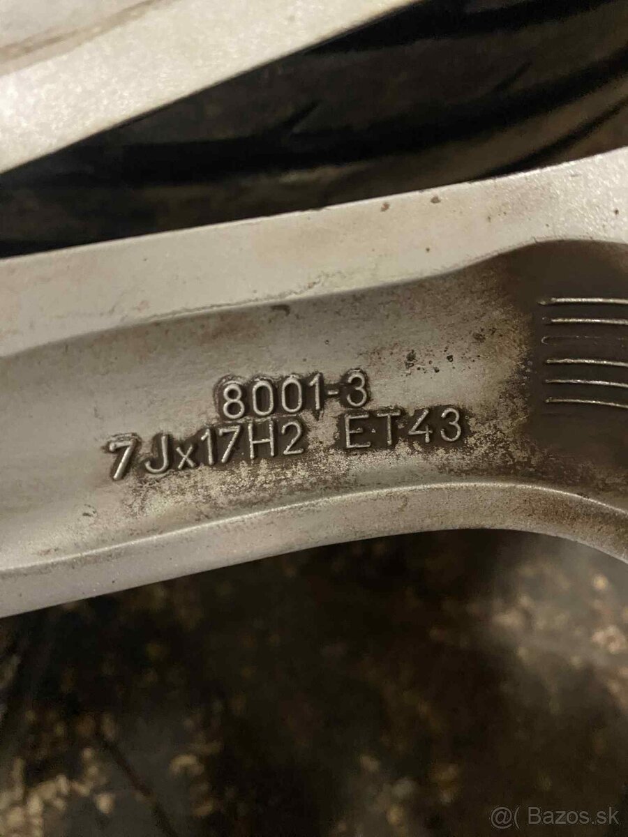 ALU 5x100 R17 pneu,215/40 R17 - 5