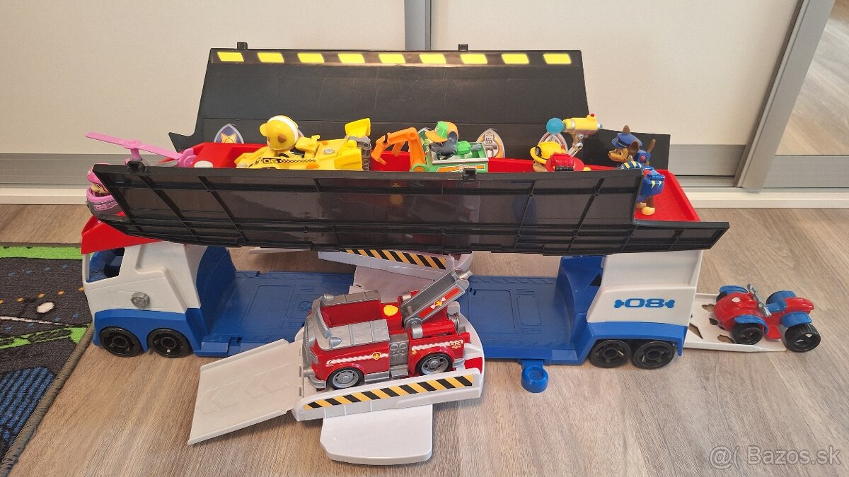 Nákladné auto, autá, figúrky - 5