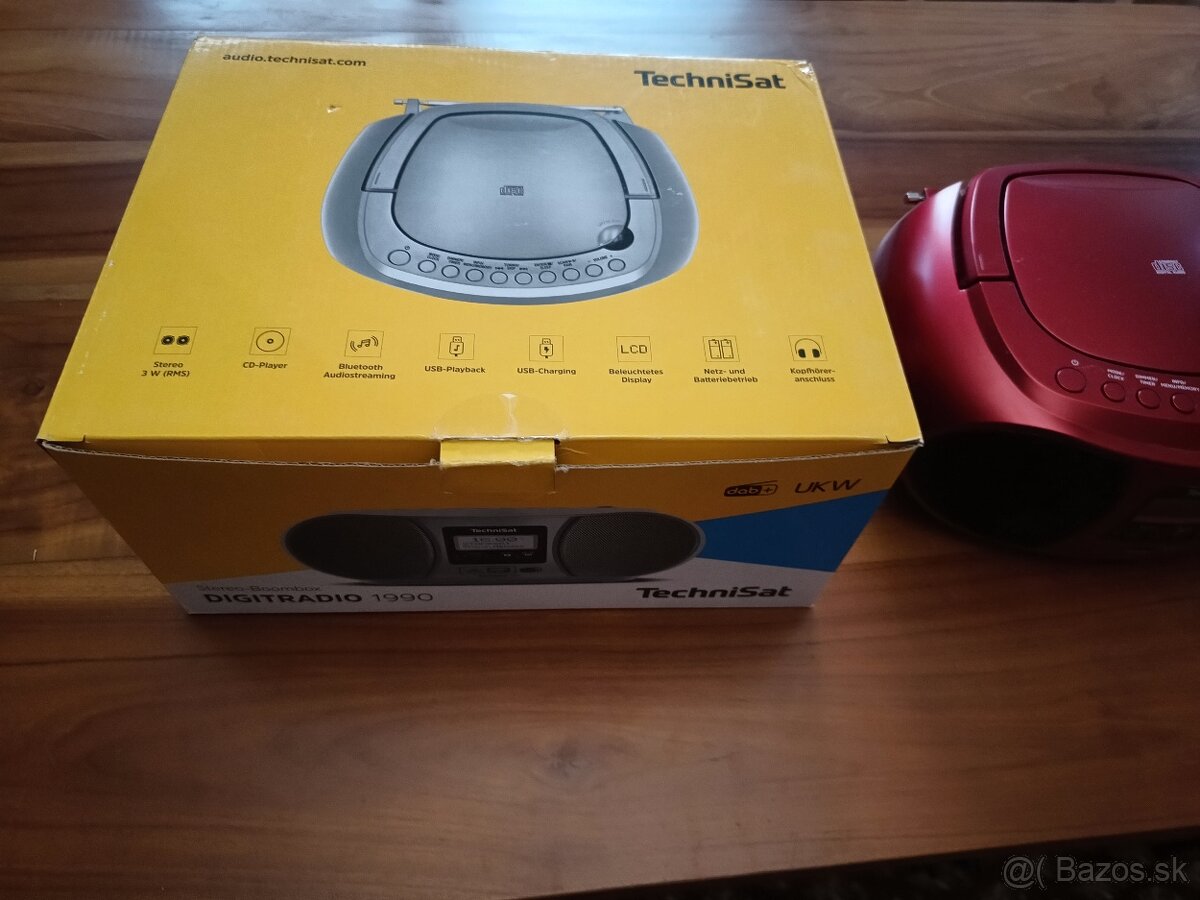 Technisat Digitradio 1990, červená - 5