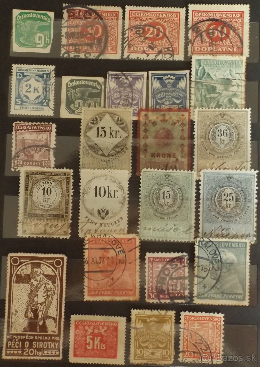 známky - Slov. štát, Protektorát, Hradčany, Masaryk a iné - 5