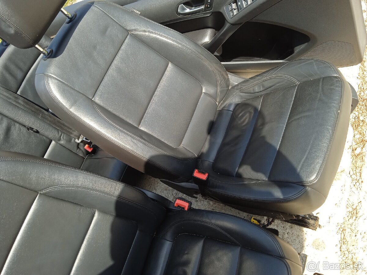 Kožený interiér vw tiguan facelift 2014 - 5