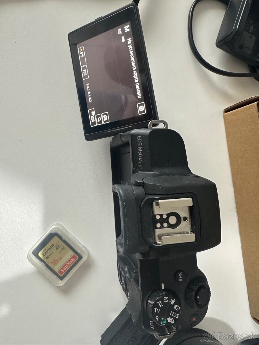 Predám Canon EOS M50 Mark II + kompletné príslušenstvo - 5