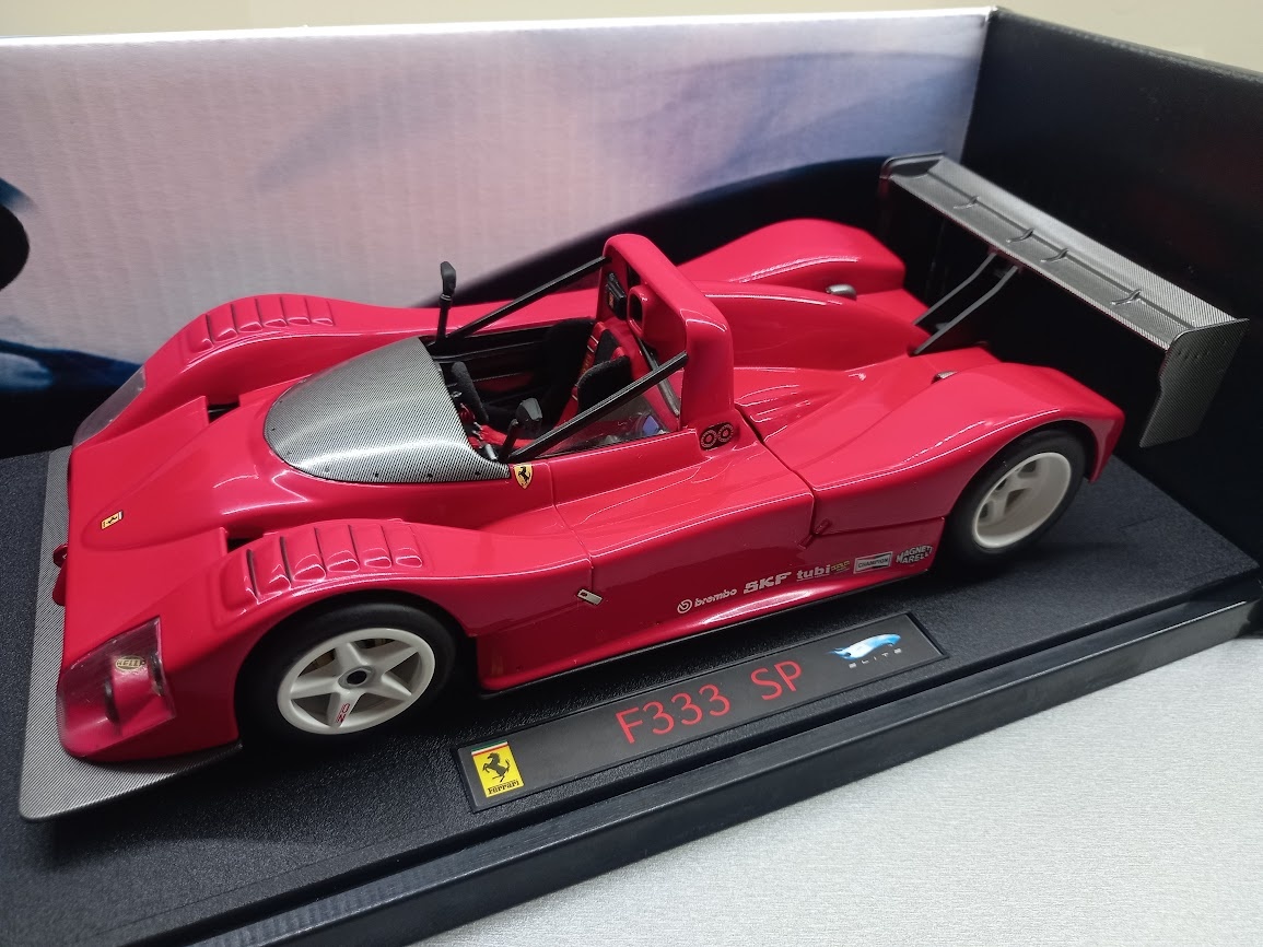 FERRARI 333 SP HOTWHEELS ELITE 1:18 - 5
