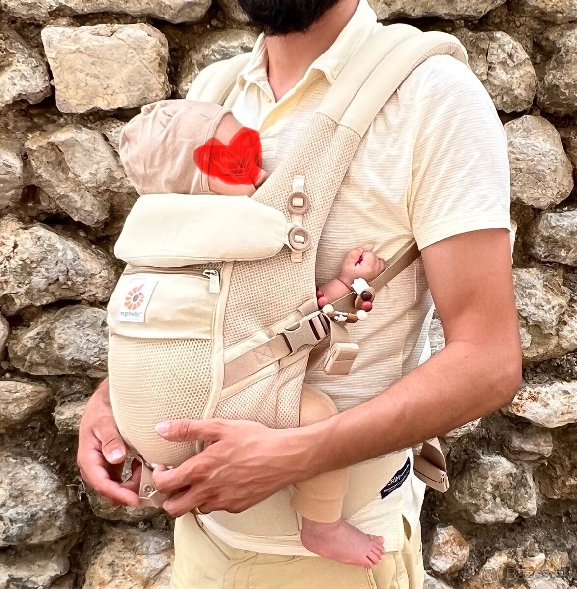 Detský nosič - Ergobaby ADAPT Cool Air Mesh Natural Weave - 5